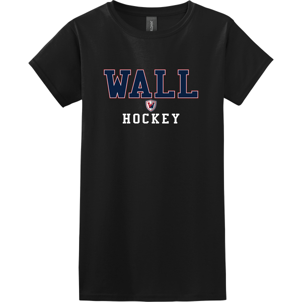 Wall Hockey Softstyle Ladies T-Shirt