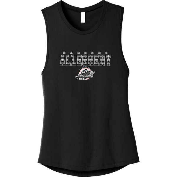 Allegheny Badgers Womens Jersey Muscle Tank