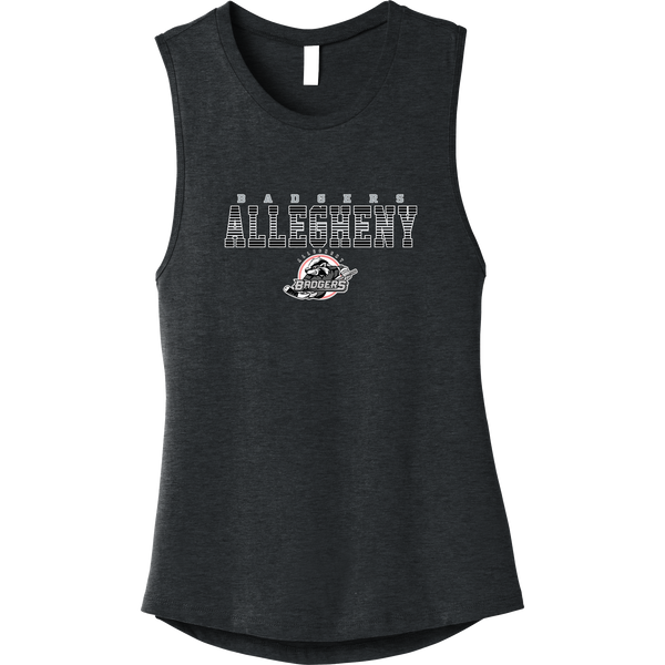 Allegheny Badgers Womens Jersey Muscle Tank