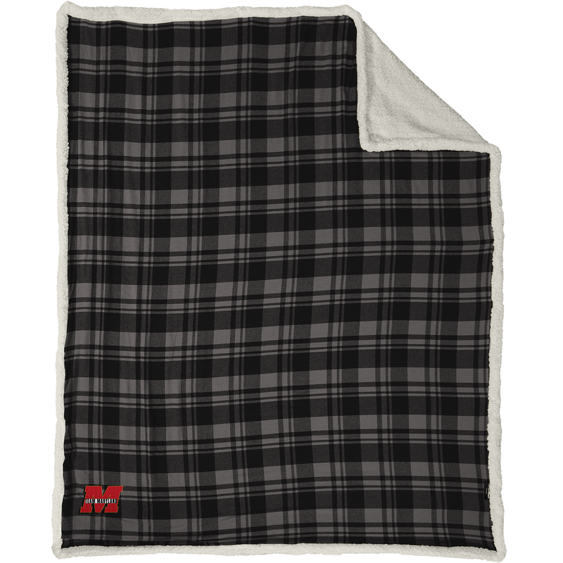 Team Maryland Flannel Sherpa Blanket