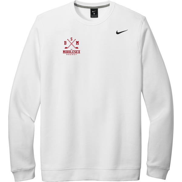 BSM Middlesex Nike Club Fleece Crew