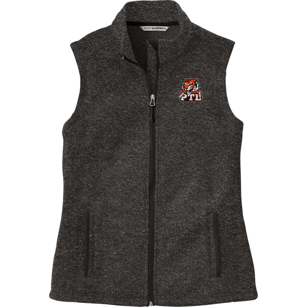 Princeton Tiger Lilies Ladies Sweater Fleece Vest