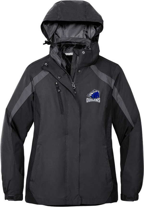 Brandywine Outlaws Ladies Colorblock 3-in-1 Jacket