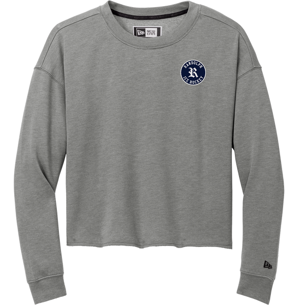 Randolph Hockey New Era Ladies Tri-Blend Fleece Crop Crew