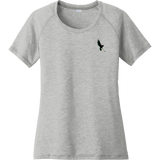 Wilmington Nighthawks Ladies PosiCharge Tri-Blend Wicking Scoop Neck Raglan Tee