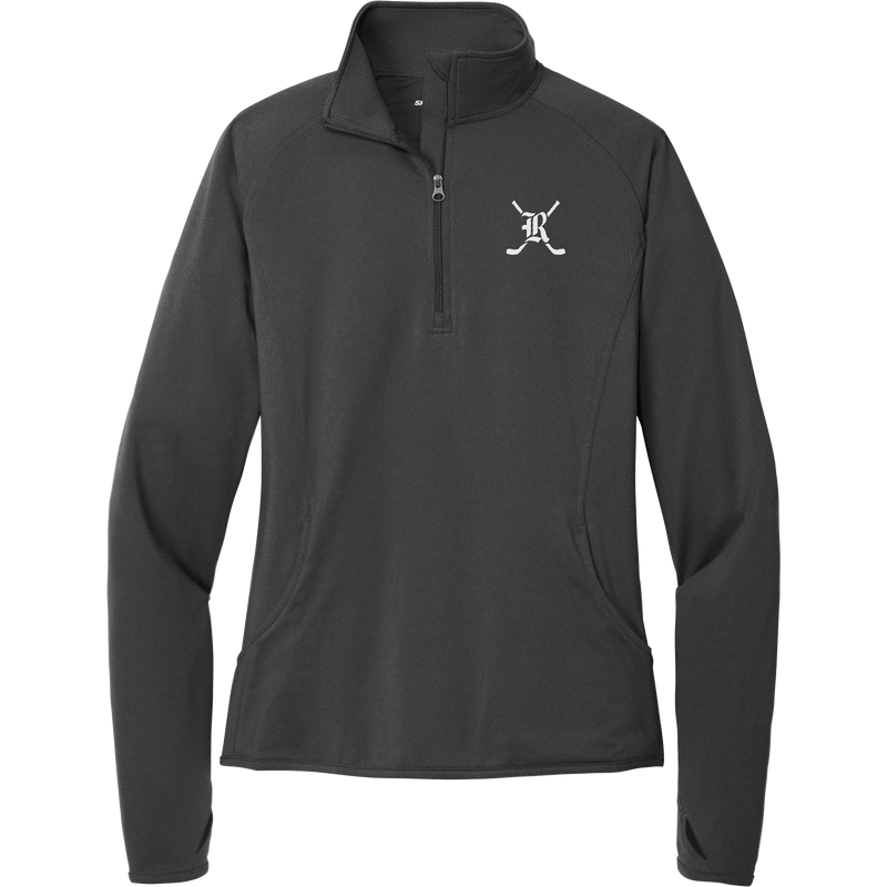 Randolph Middle School Ladies Sport-Wick Stretch 1/4-Zip Pullover