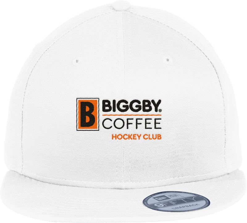 Biggby Coffee Hockey Club New Era Flat Bill Snapback Cap