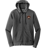 Princeton Jr. Tigers New Era Tri-Blend Fleece Full-Zip Hoodie