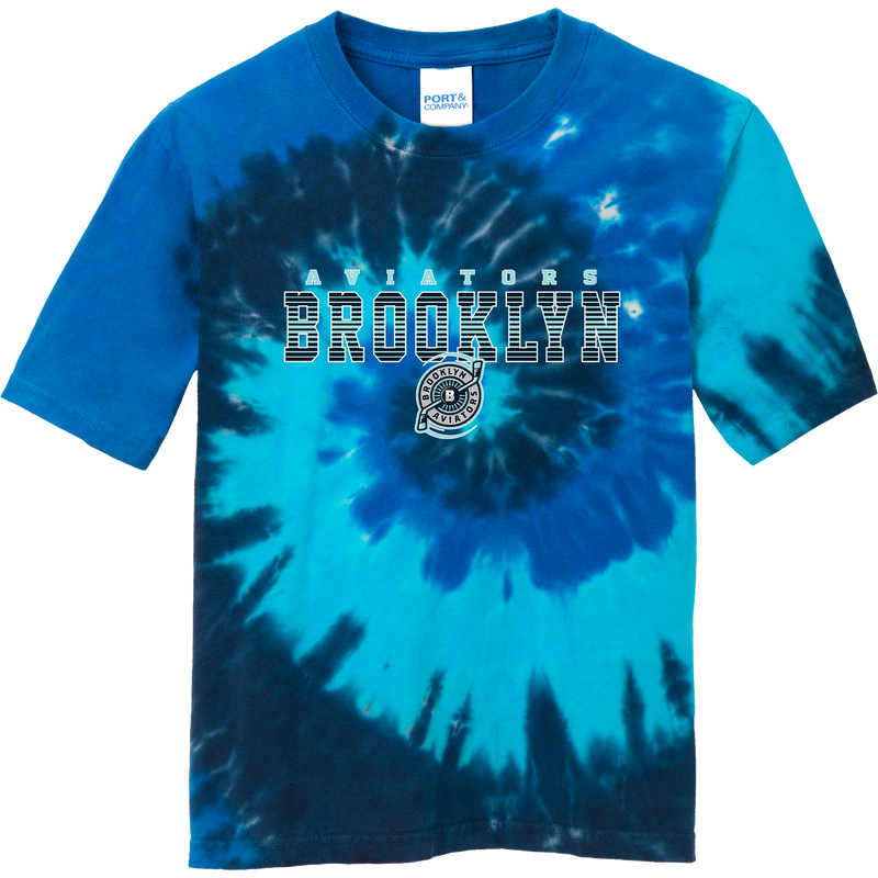 Brooklyn Aviators Youth Tie-Dye Tee