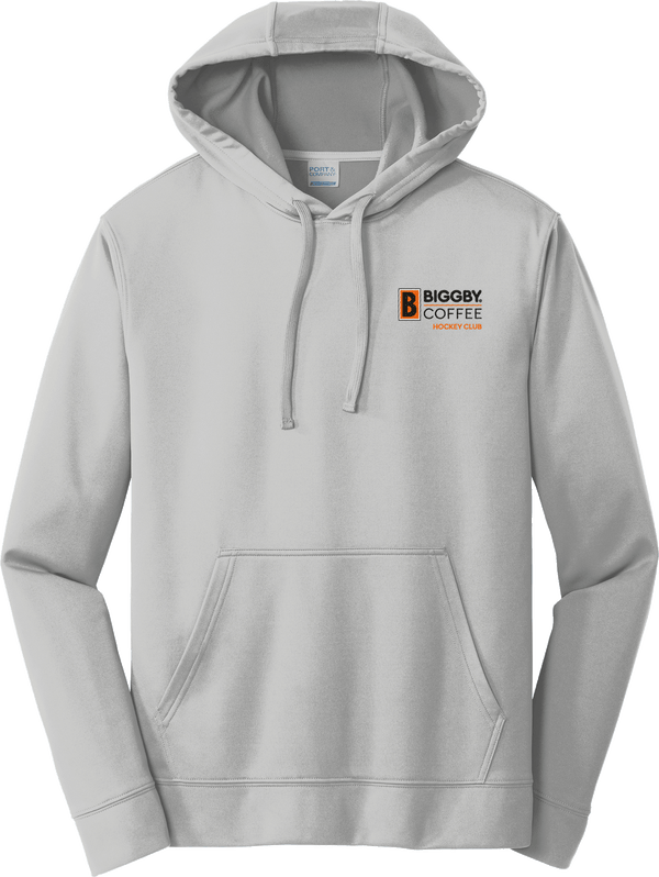 Biggby Coffee Hockey Club Performance Fleece Pullover Hooded Sweatshirt