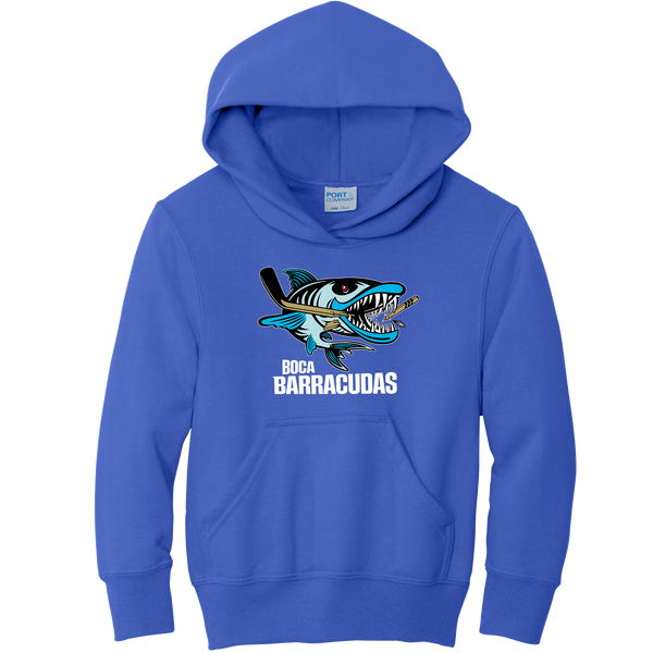 Boca Barracudas Youth Core Fleece Pullover Hooded Sweatshirt