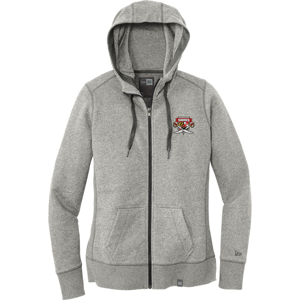 SOMD Sabres New Era Ladies French Terry Full-Zip Hoodie