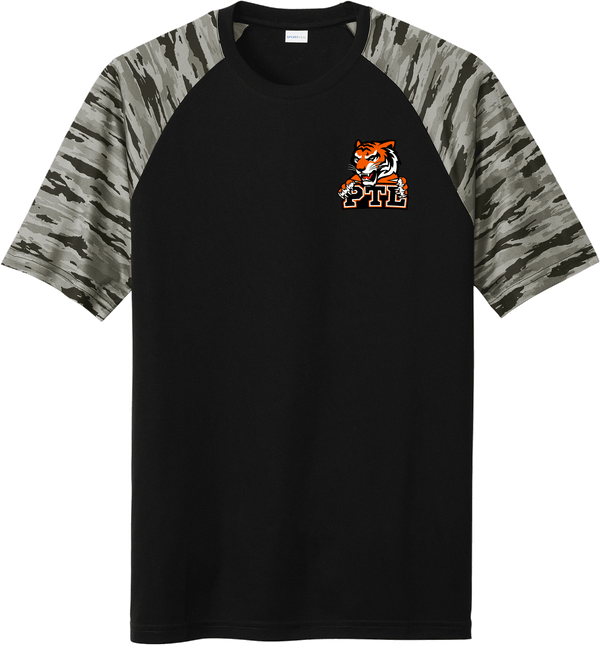 Princeton Tiger Lilies Drift Camo Colorblock Tee