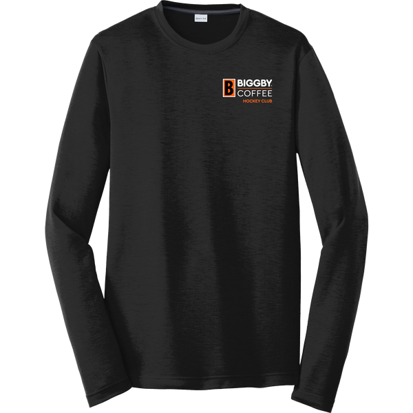 Biggby Coffee Hockey Club Long Sleeve PosiCharge Competitor Cotton Touch Tee